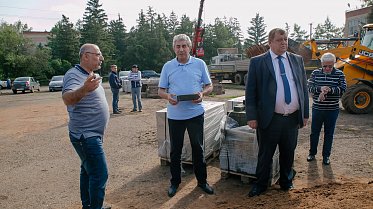 Рабочая поездка С.И.Грачева в западное Оренбуржье